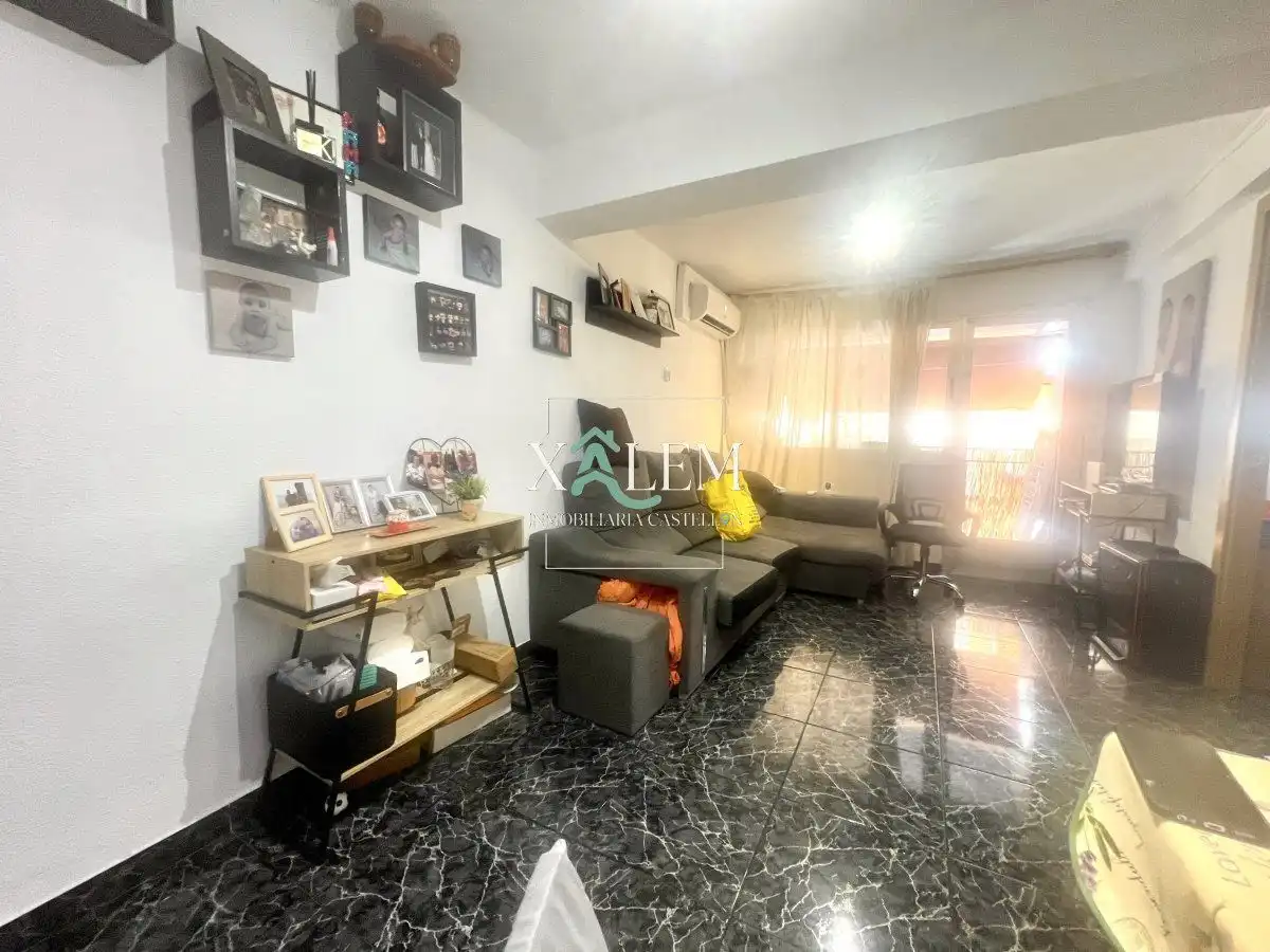 Wohnzimmer von Wohnung zum Verkauf in Castellón de la Plana / Castelló de la Plana mit Terrasse und Balkon