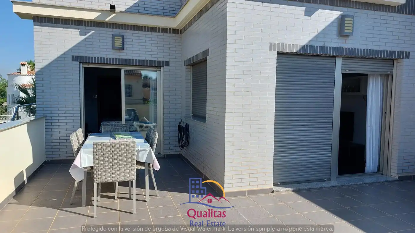 Terraza de Casa adosada de alquiler en Oliva con Aire acondicionado, Calefacción y Terraza