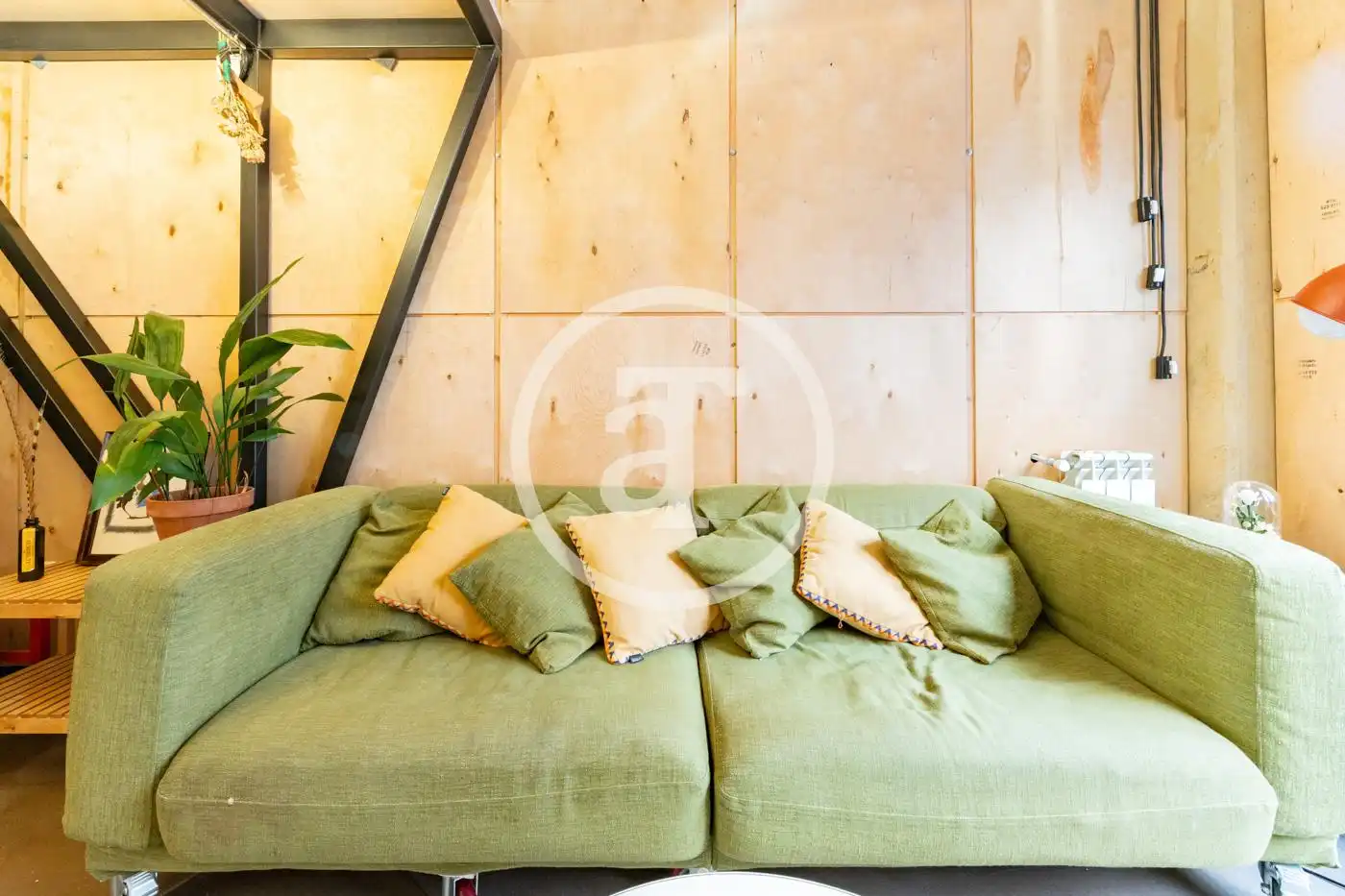 Sala de estar de Dúplex de alquiler en Madrid con Calefacción, Amueblado y Horno
