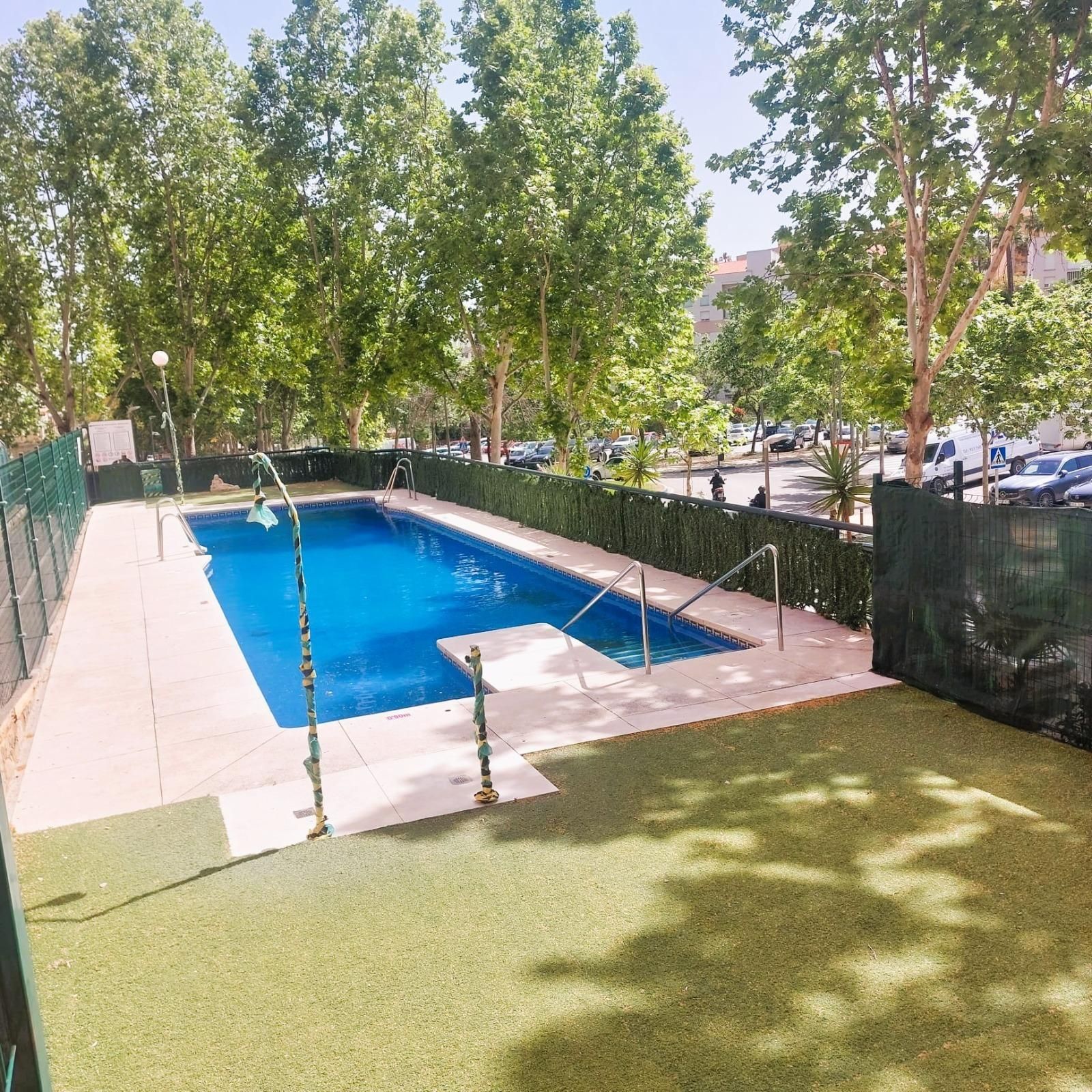 Swimming pool of Flat for sale in Marbella  with Air Conditioner, Private garden and Terrace