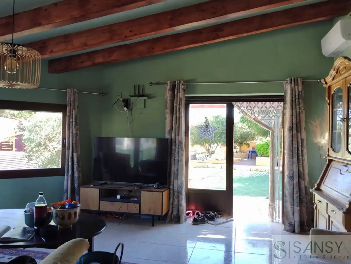 Living room of Country homes for sale in Moraira  with Air Conditioner, Terrace and Storage room