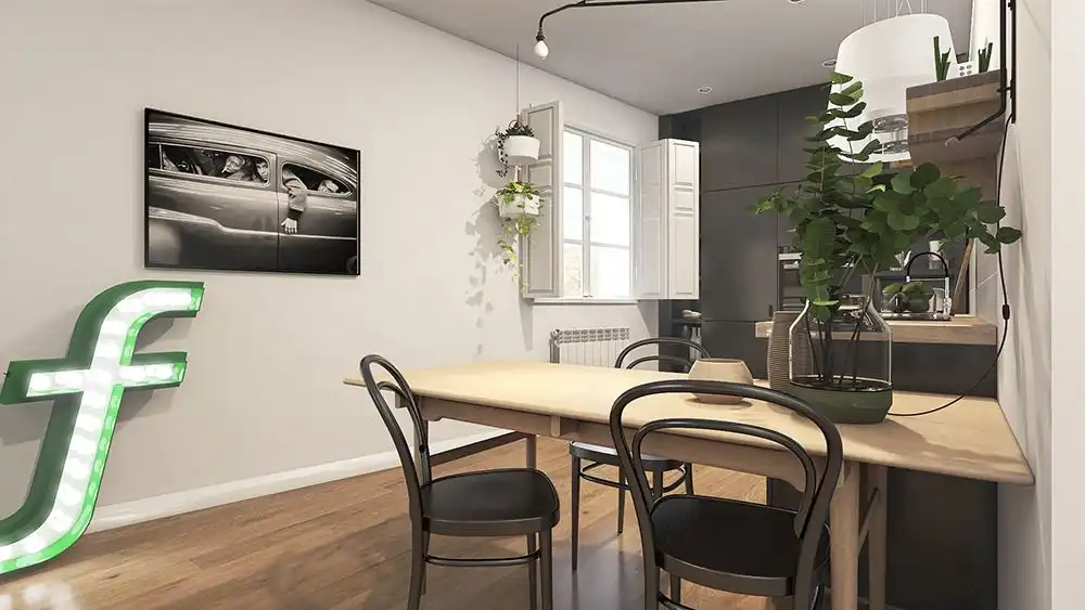 Dining room of Flat for sale in Salamanca  with Air Conditioner, Heating and Balcony