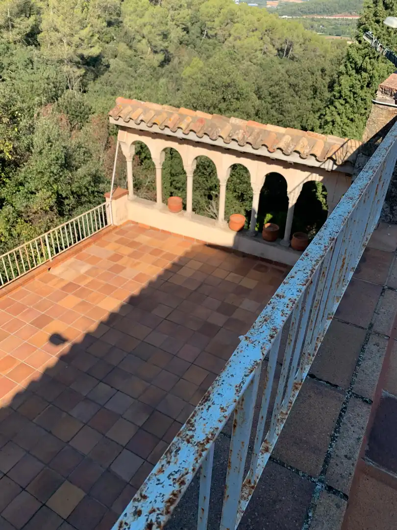 Terrassa de Casa o xalet en venda en Girona amb Jardí privat, Parquet i Terrassa