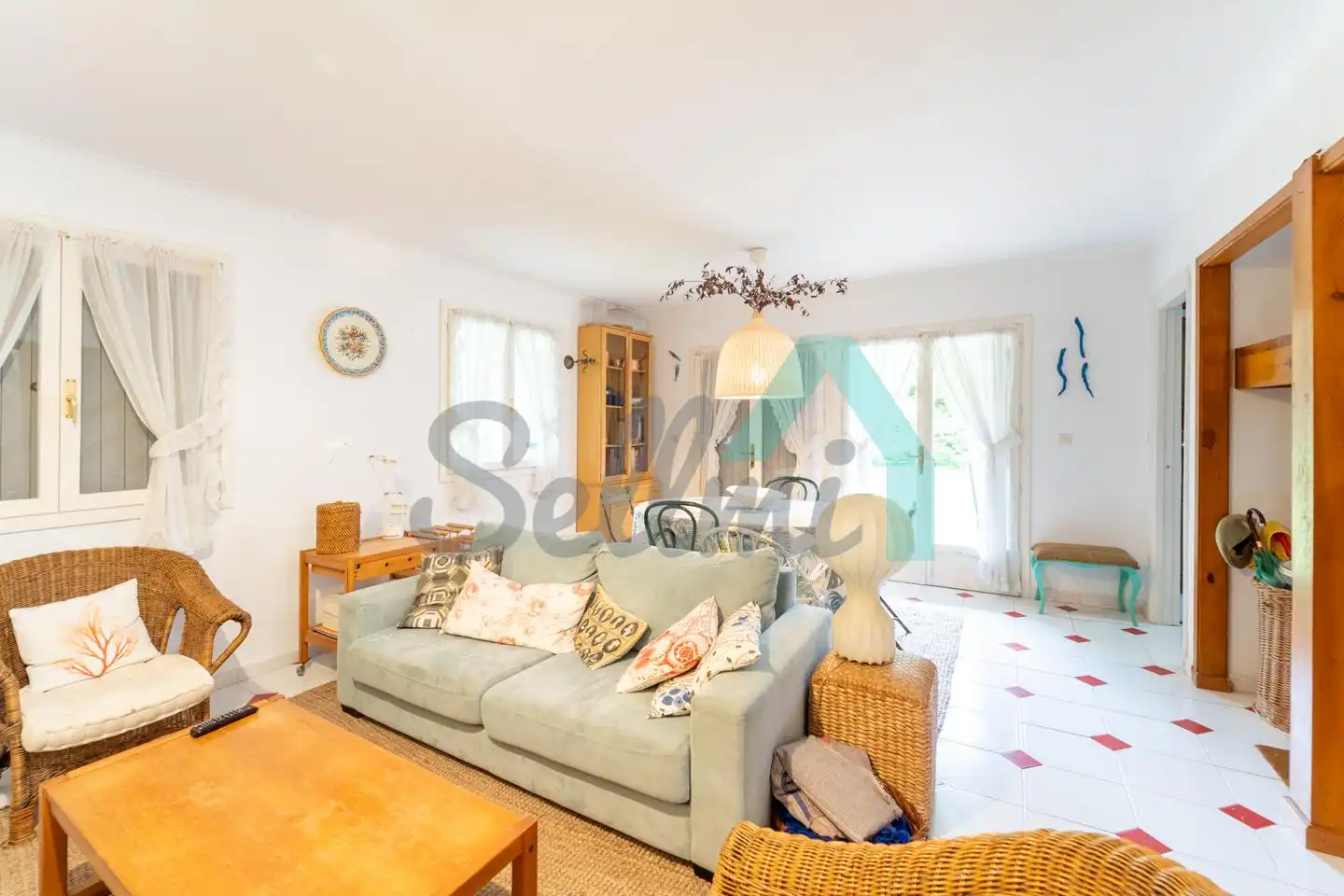 Sala de estar de Casa o chalet de alquiler en Ribadesella con Jardín privado, Parquet y Terraza