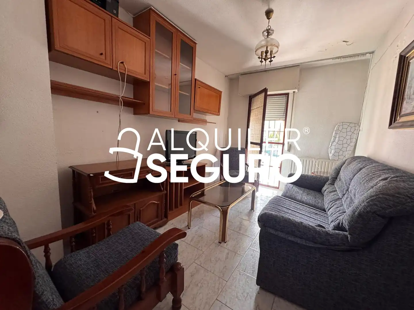 Living room of Flat for rent in Madrid  with Heating and Furnished