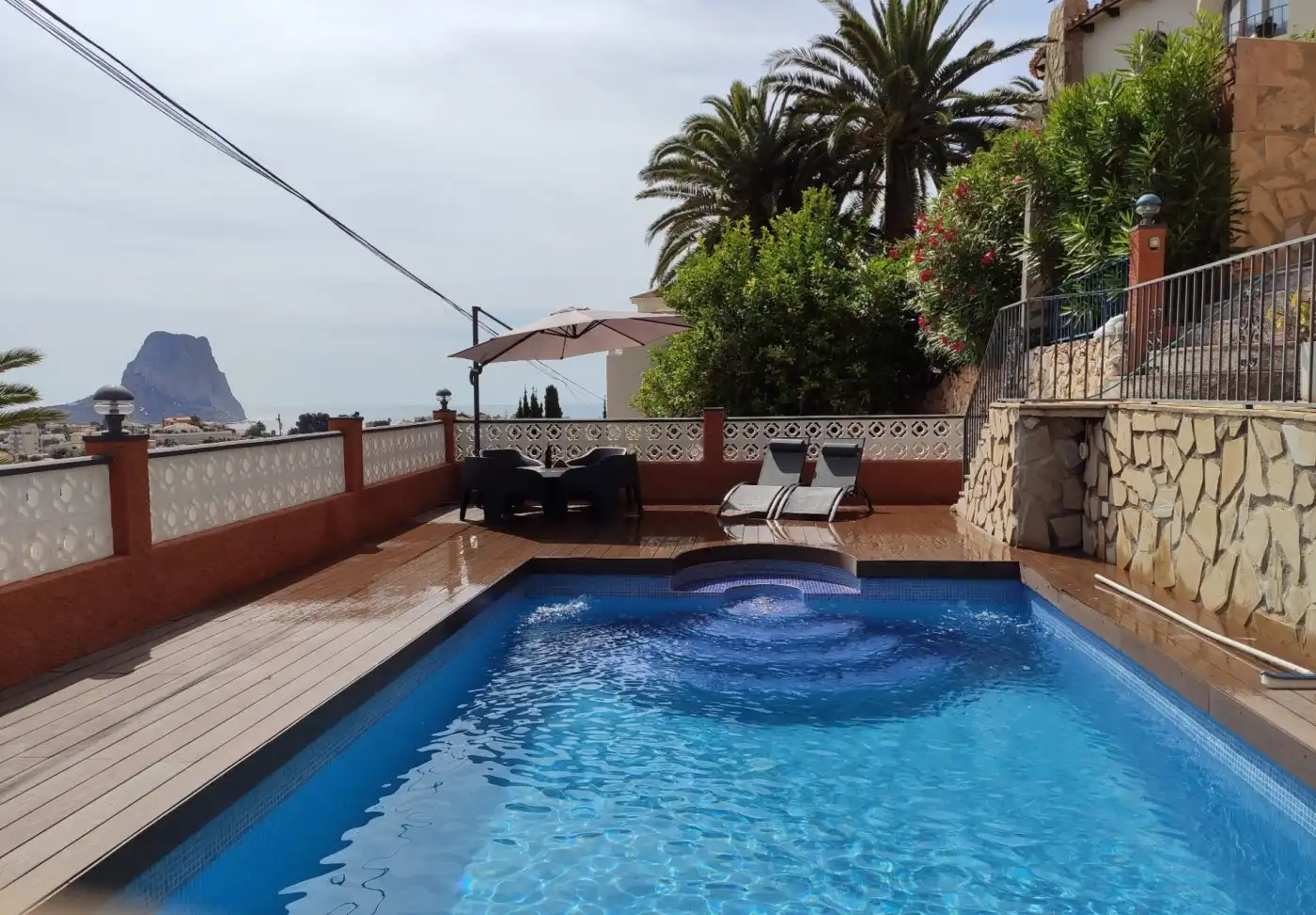 Piscina de Casa o xalet en venda en Calpe / Calp amb Aire condicionat, Calefacció i Jardí privat