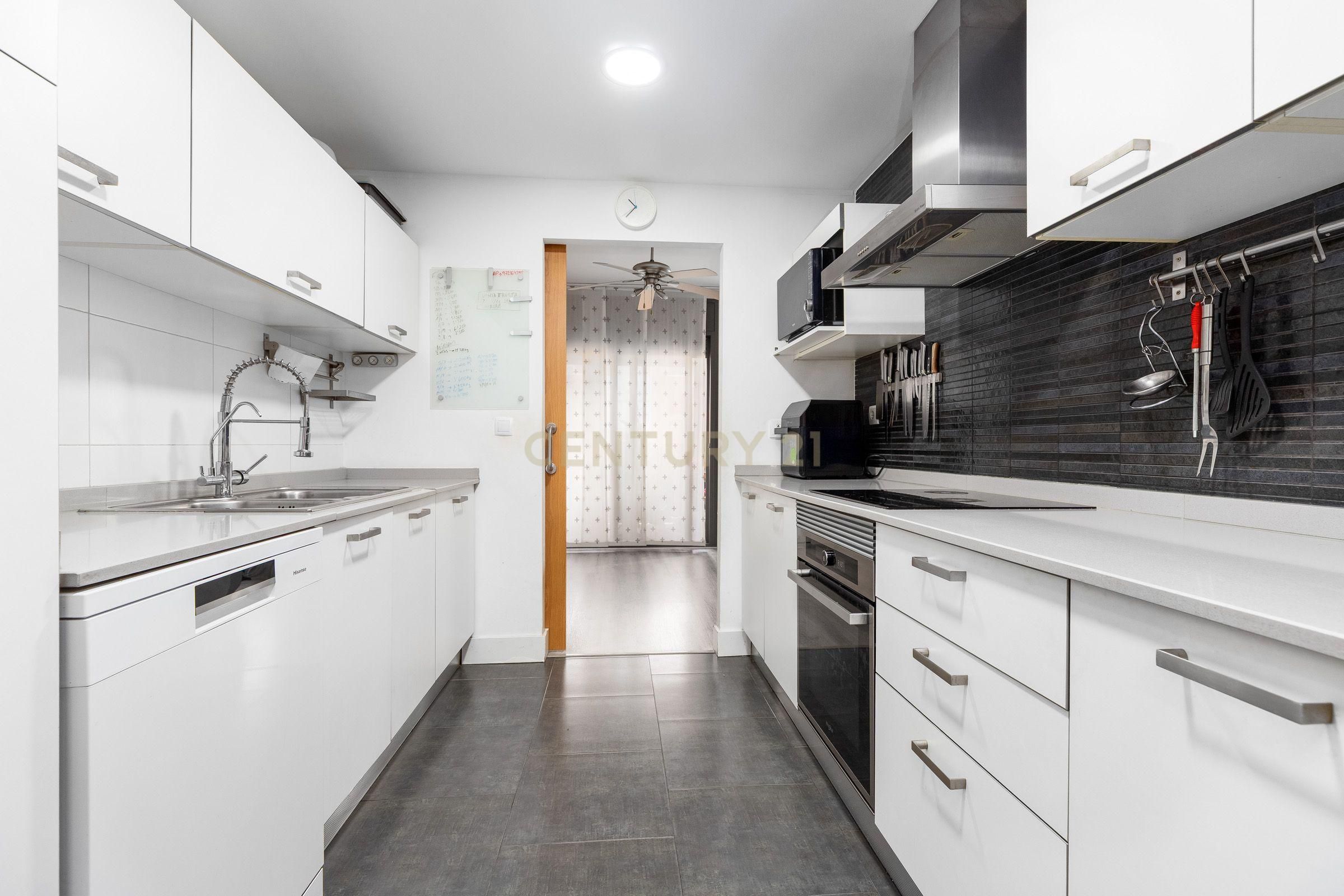 Kitchen of Apartment for sale in Hostalric  with Air Conditioner and Balcony