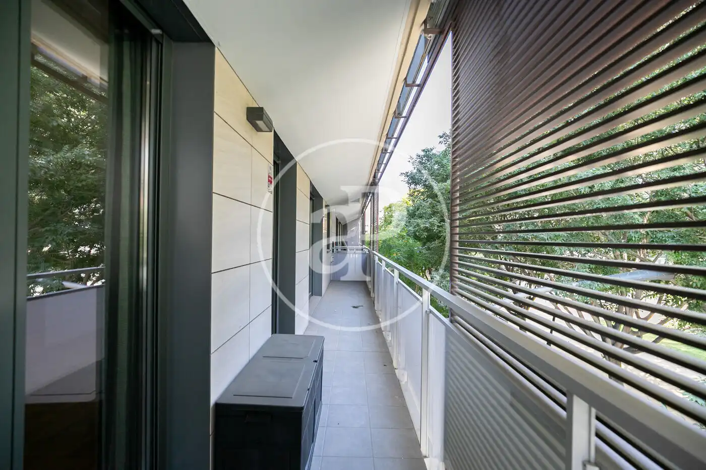 Balcony of Flat for sale in Barcelona  with Air Conditioner, Heating and Storage room