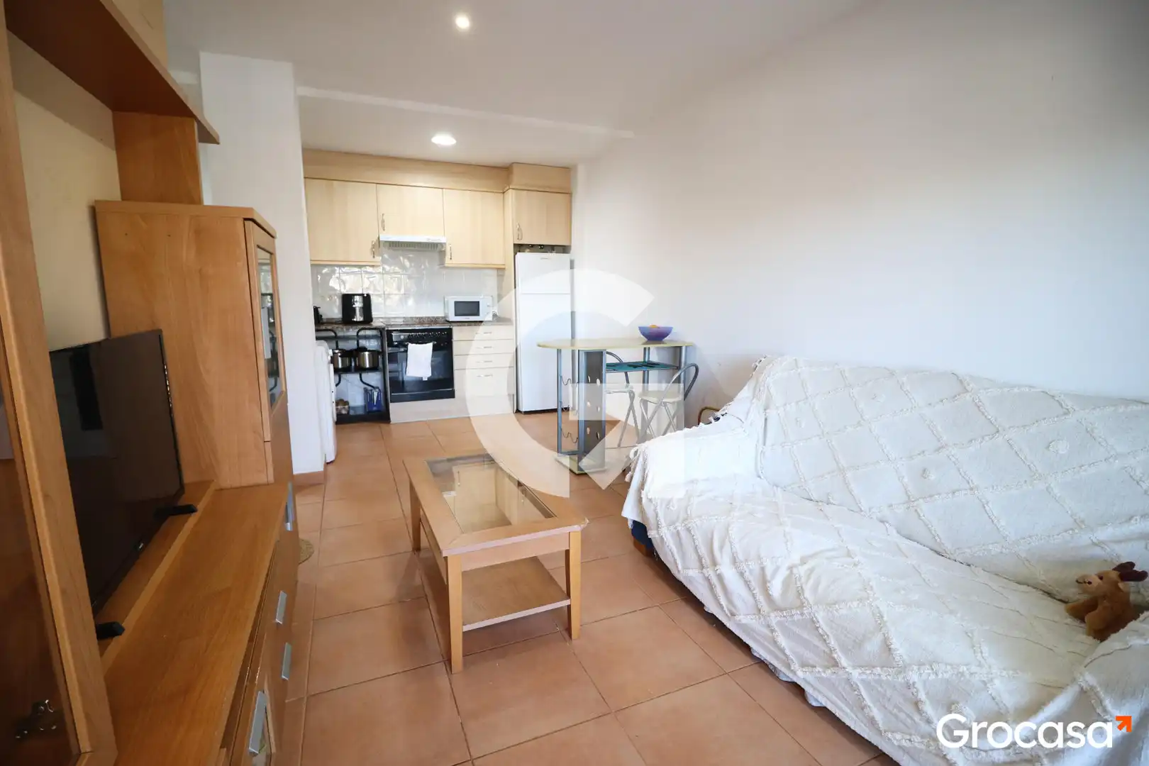 Living room of Flat for sale in Sagunto / Sagunt  with Terrace, Furnished and Oven