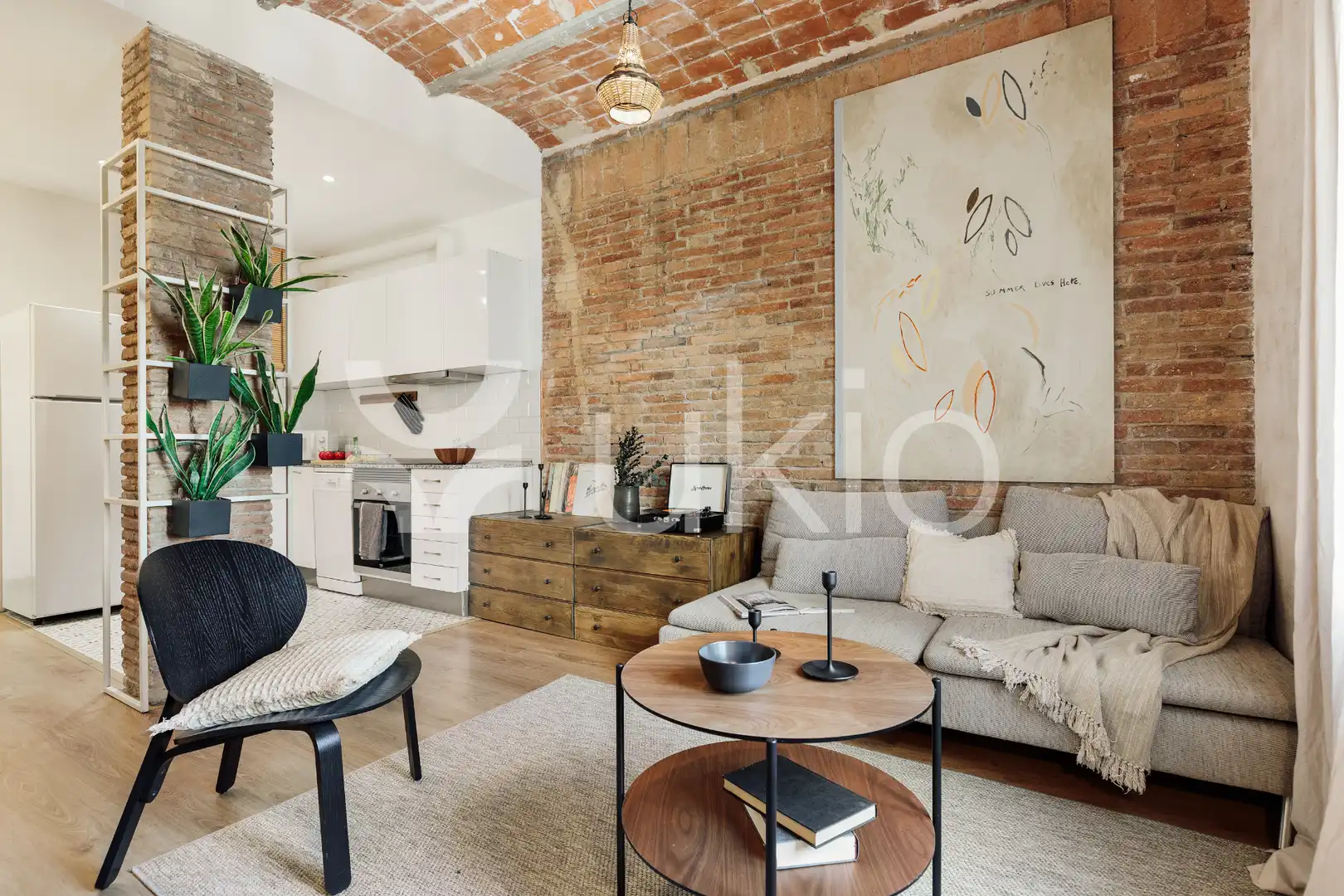 Apartamento con terraza en alquiler en Carrer de Muntaner
