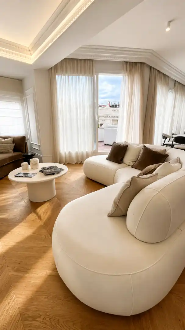 Sala de estar de Piso en venta en Madrid con Aire acondicionado, Calefacción y Parquet