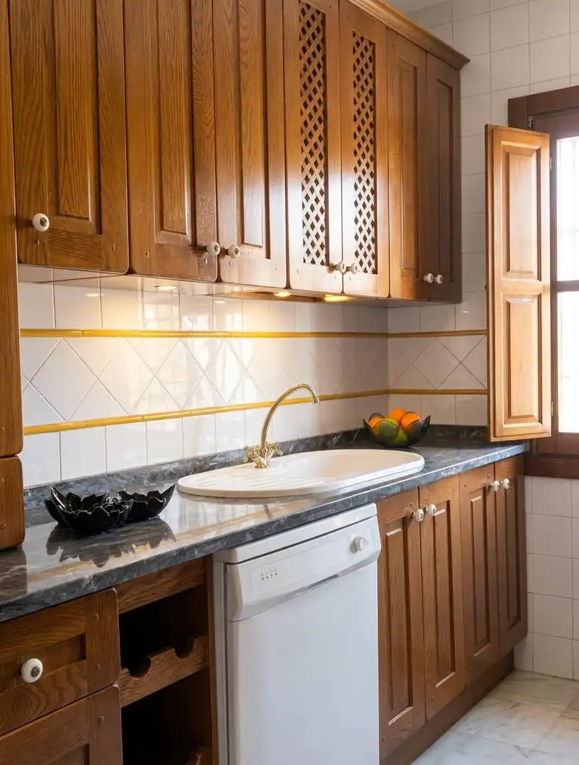 Cuina de Casa o xalet de lloguer en Granada amb Calefacció i Terrassa