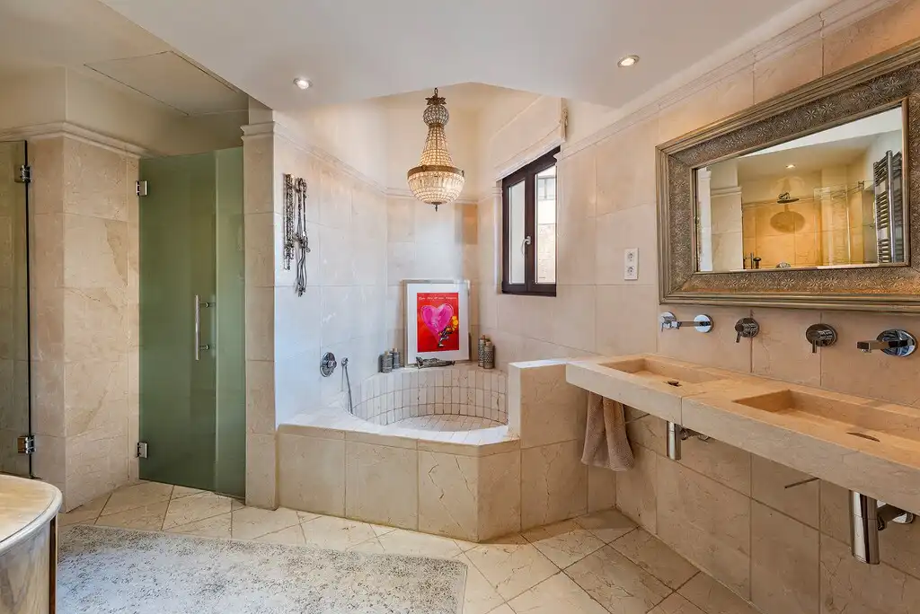 Bany de Apartament en venda en  Palma de Mallorca amb Aire condicionat, Calefacció i Terrassa