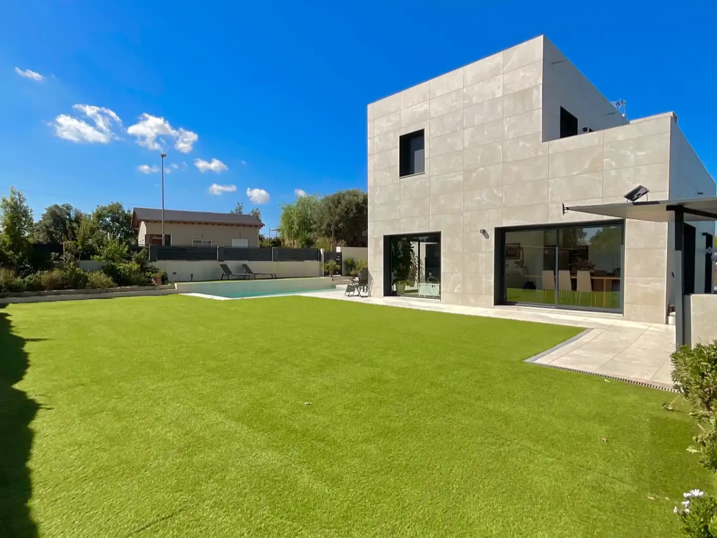 Jardí de Casa o xalet en venda en Castellar del Vallès amb Aire condicionat, Piscina i Balcó