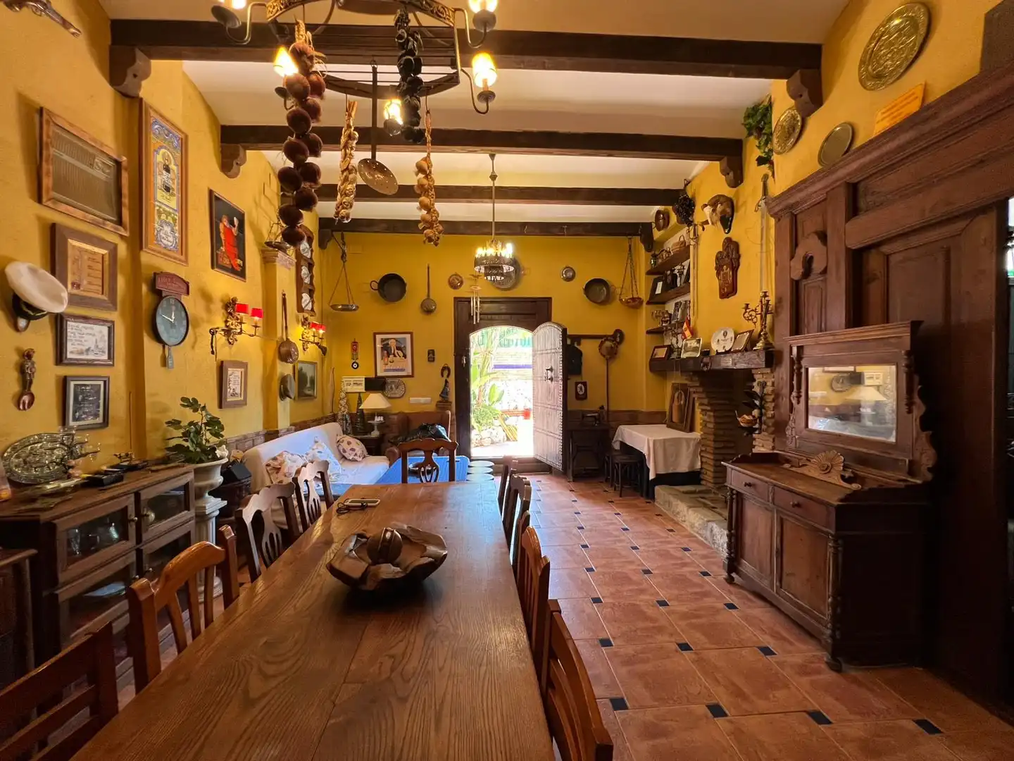 Dining room of Houses for sale in Málaga  with Air Conditioner, Heating and Private garden