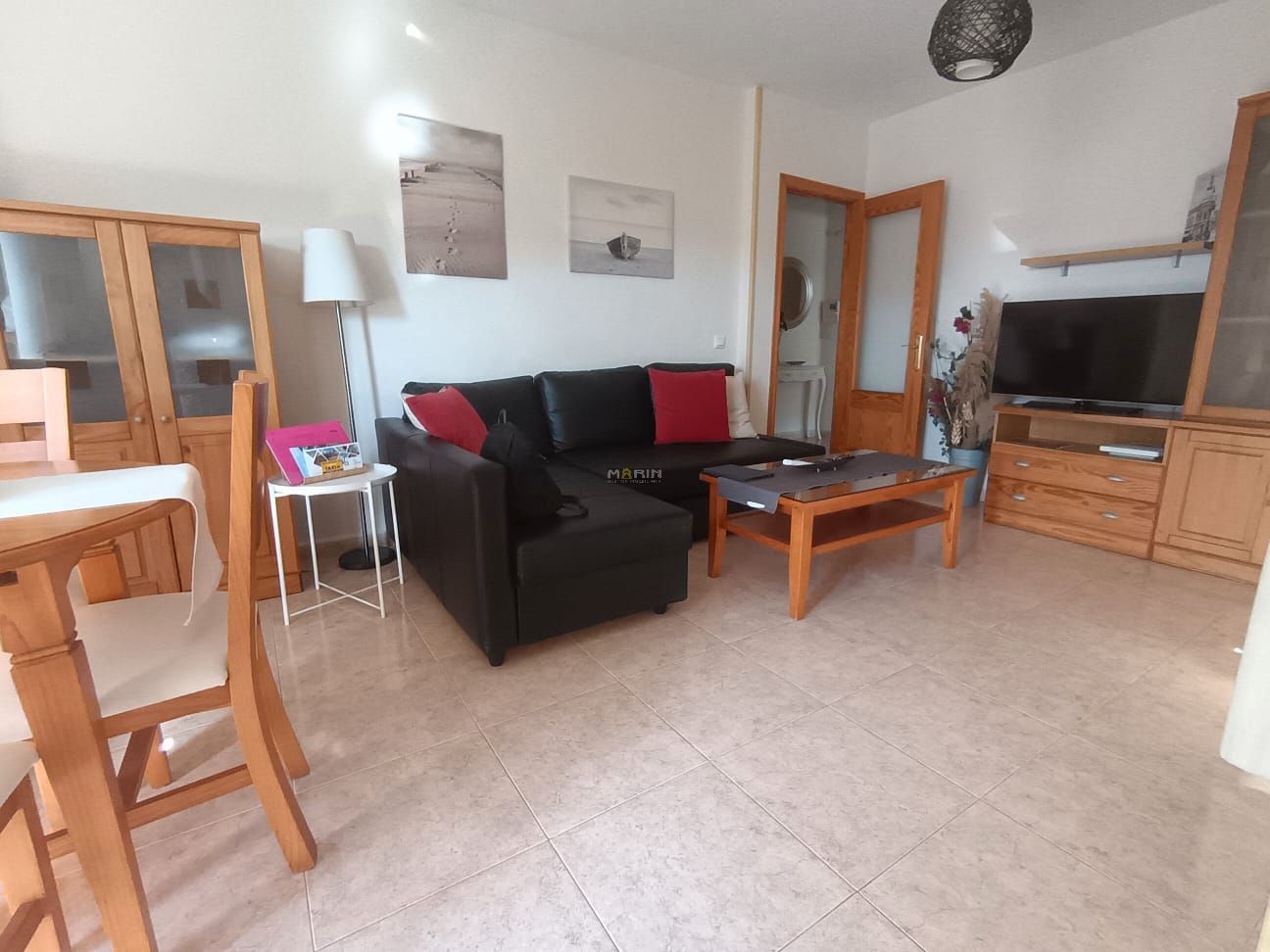 Sala de estar de Piso en venta en Cartagena con Aire acondicionado, Calefacción y Amueblado