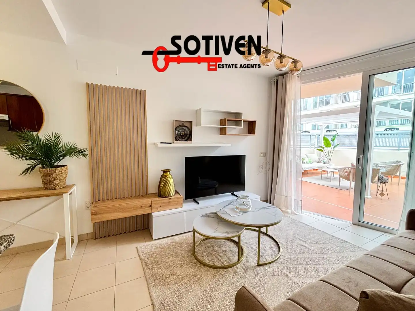 Living room of Apartments for rent in Santiago del Teide  with Terrace and Community pool