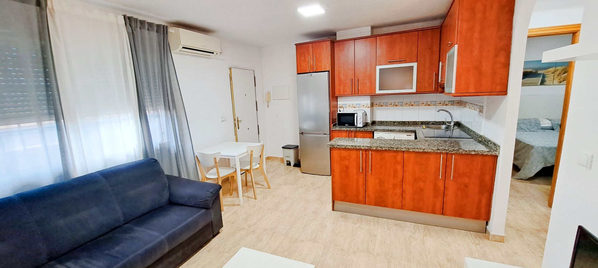 Kitchen of Flat to rent in Málaga Capital  with Air Conditioner, Terrace and Furnished