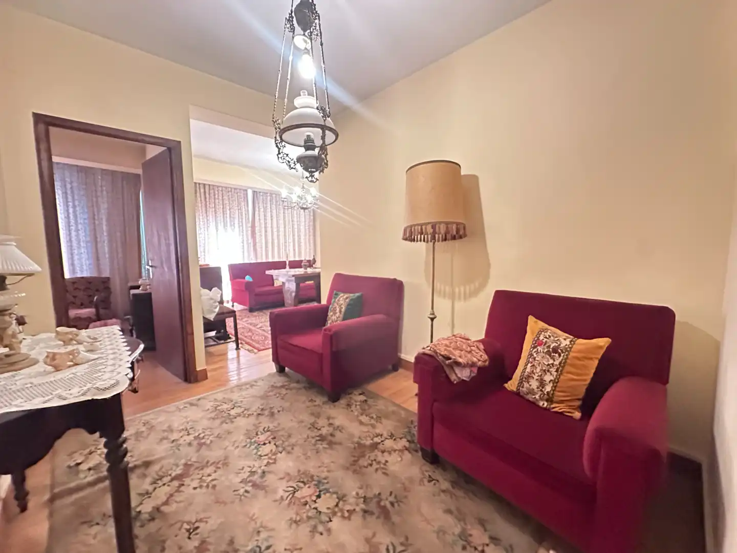 Sala de estar de Piso en venta en Santiago de Compostela  con Calefacción y Trastero