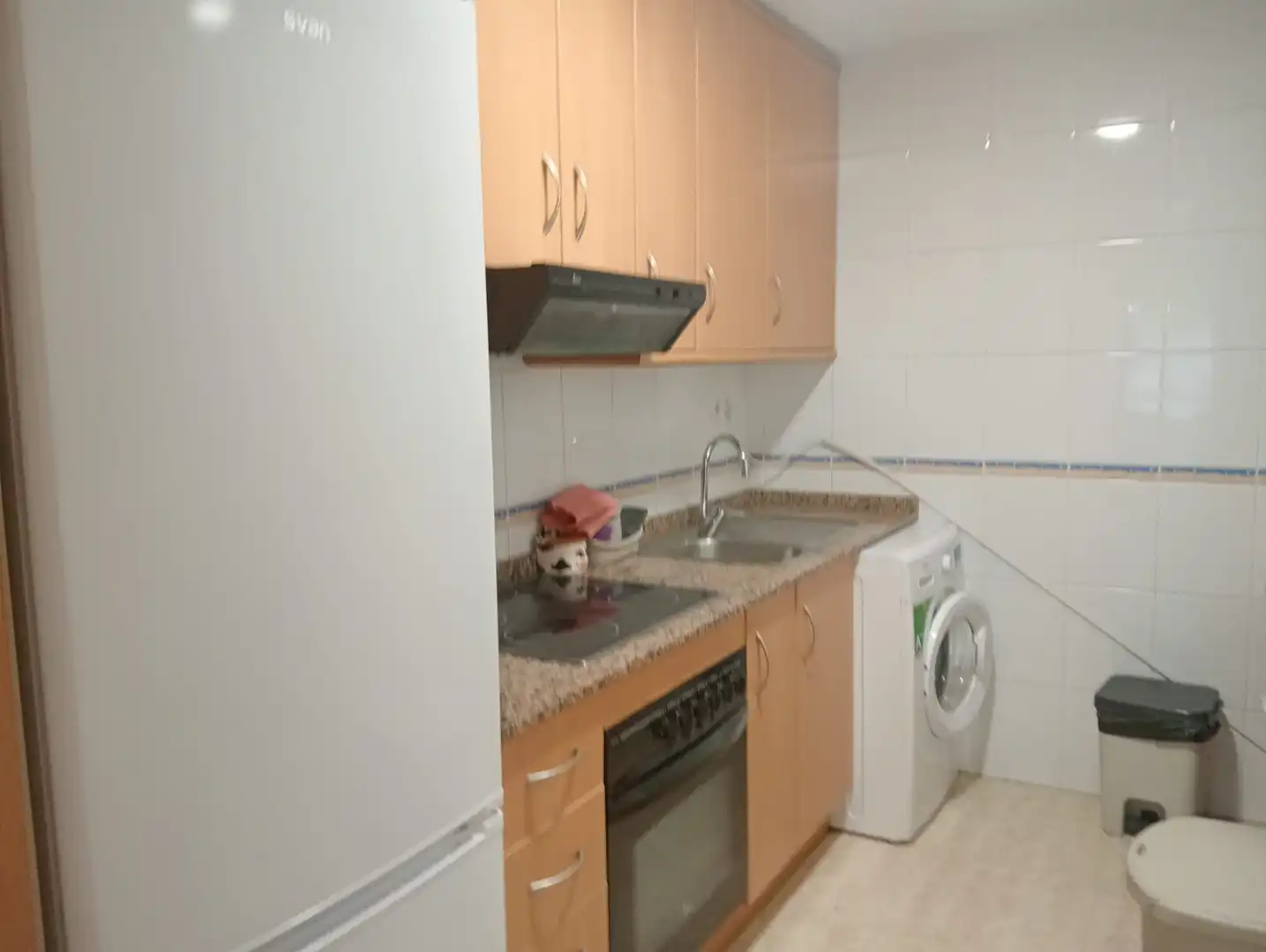 Cocina de Piso de alquiler en Benicarló con Aire acondicionado, Terraza y Piscina