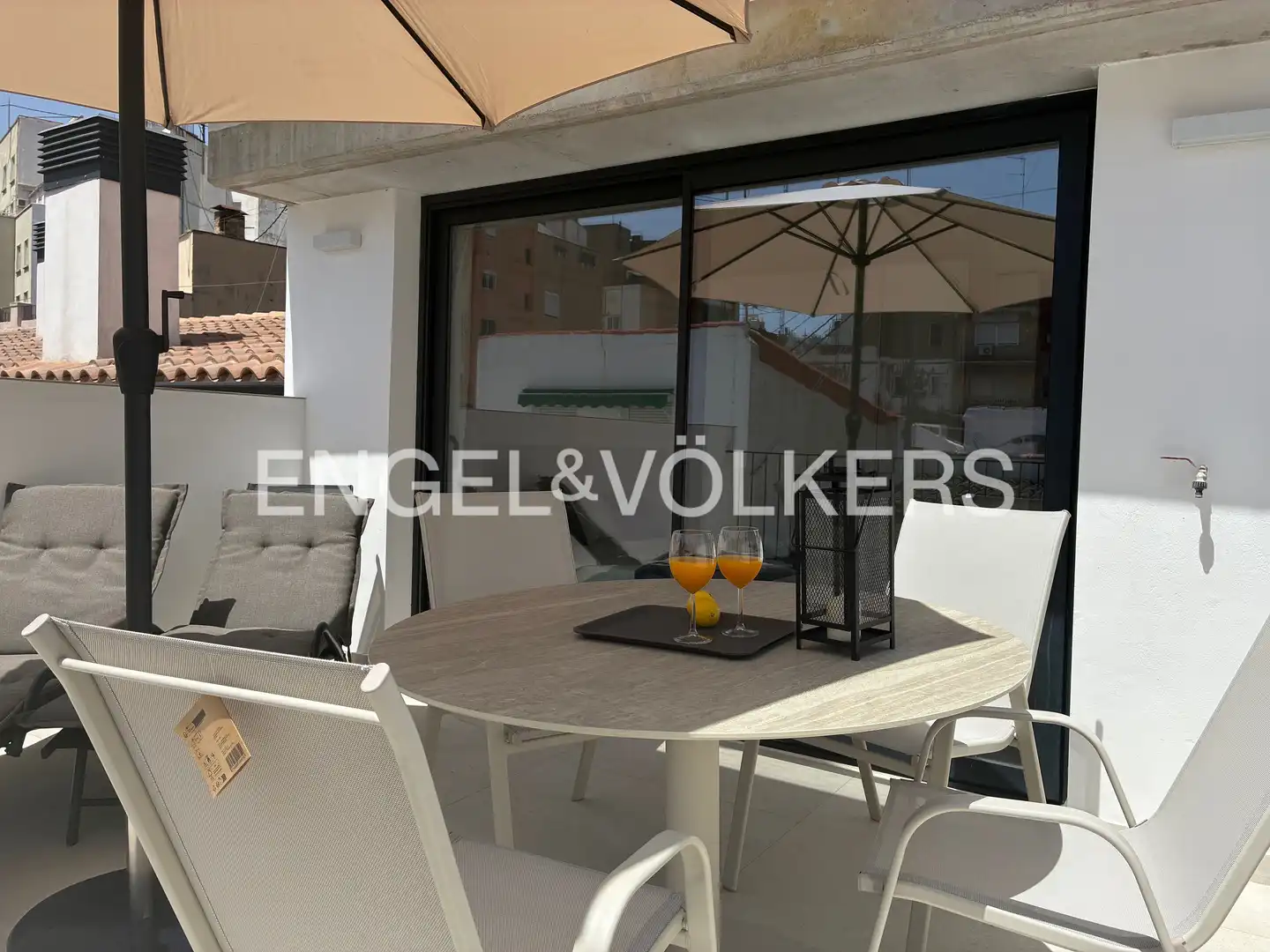 Terrace of Flat for rent in Valencia  with Air Conditioner, Heating and Terrace