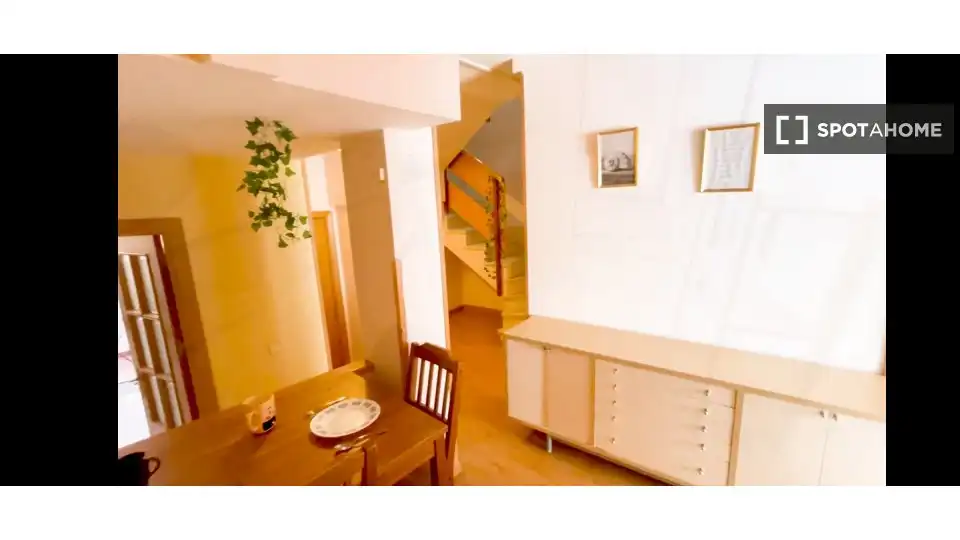 Dining room of Flat for rent in Madrid  with Air Conditioner, Heating and Furnished