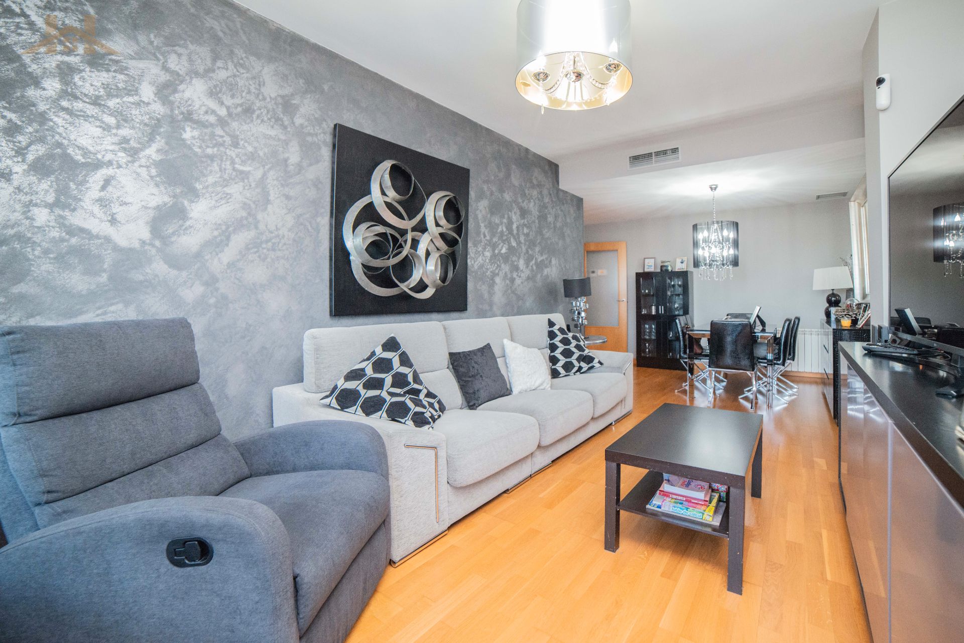 Sala de estar de Piso en venta en Rivas-Vaciamadrid con Aire acondicionado, Calefacción y Terraza