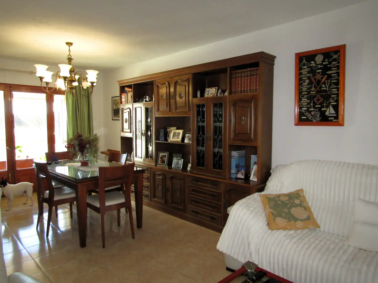 Sala d'estar de Casa adosada en venda en Calonge i Sant Antoni amb Calefacció, Jardí privat i Terrassa