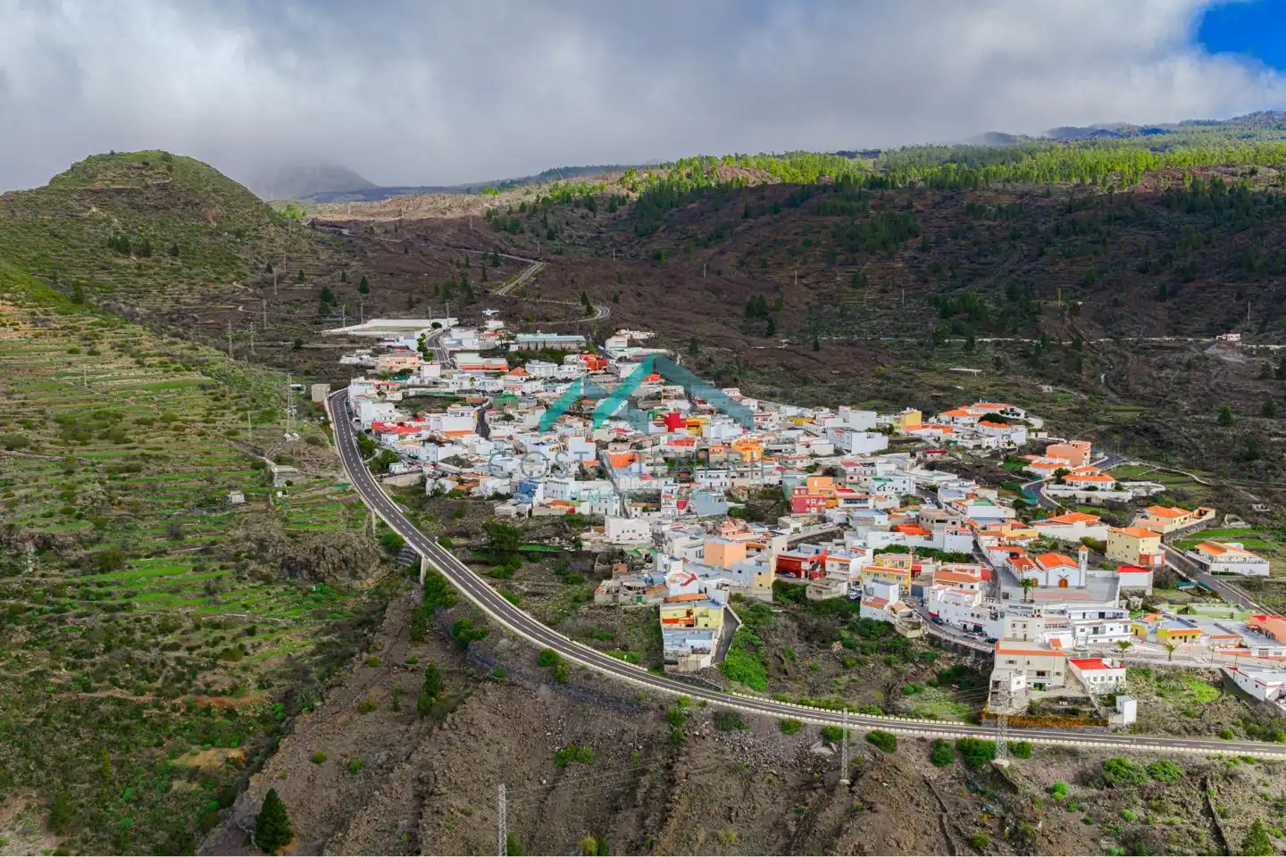 Vista exterior de Residencial en venda en Santiago del Teide