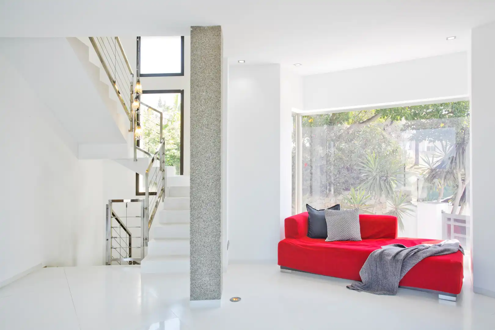 Sala de estar de Casa o chalet de alquiler en Elviria - Cabopino