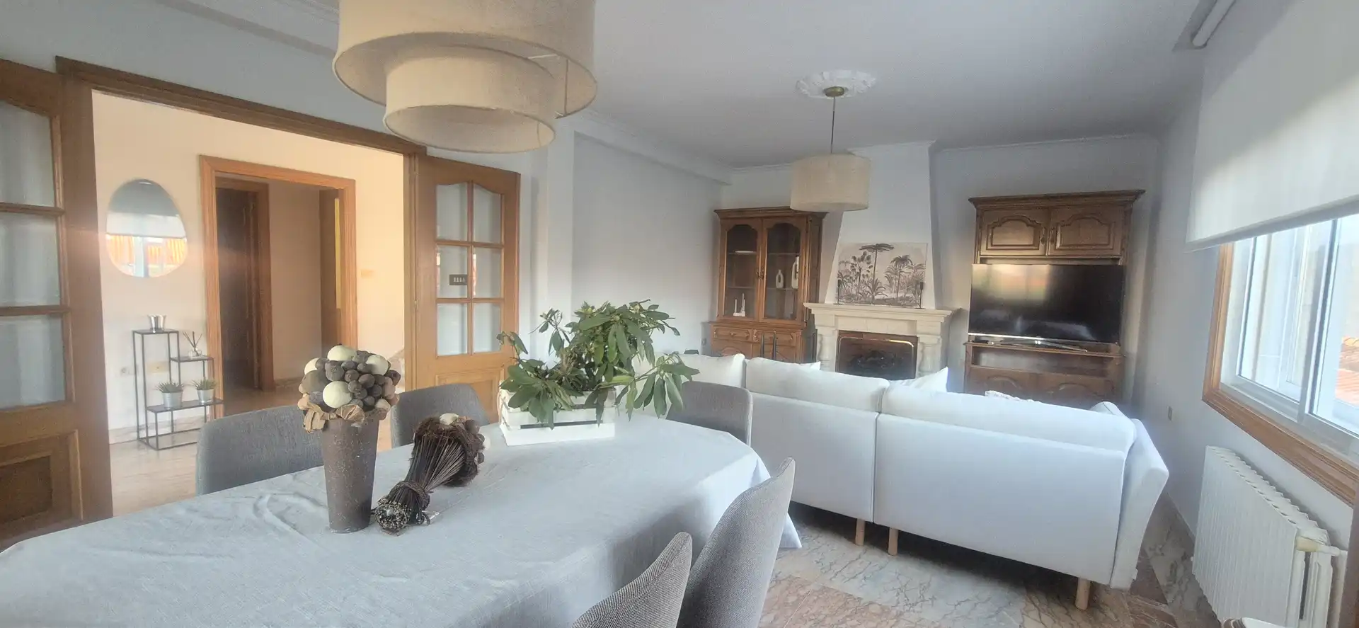 Dining room of Houses for sale in Vigo   with Heating, Private garden and Terrace