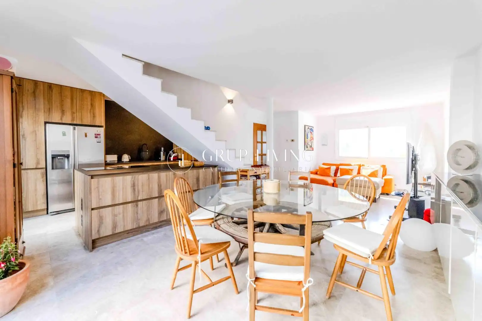 Comedor de Casa o chalet en venta en Sitges con Aire acondicionado, Calefacción y Jardín privado