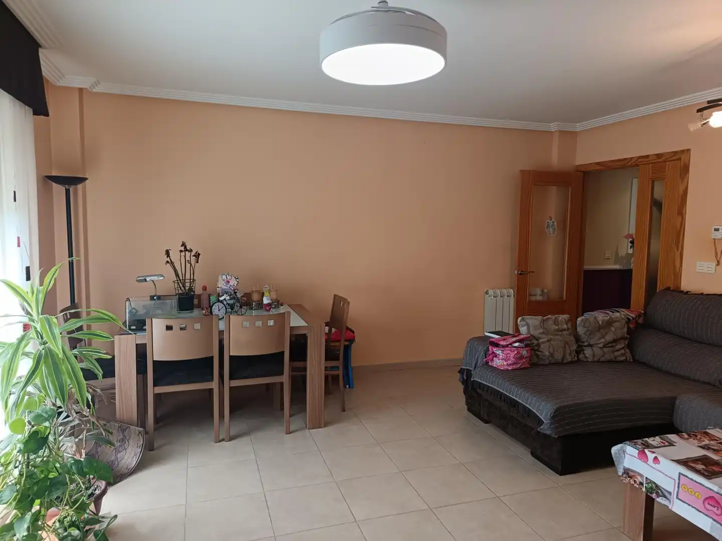 Living room of Flat for sale in Argamasilla de Calatrava  with Heating, Private garden and Terrace