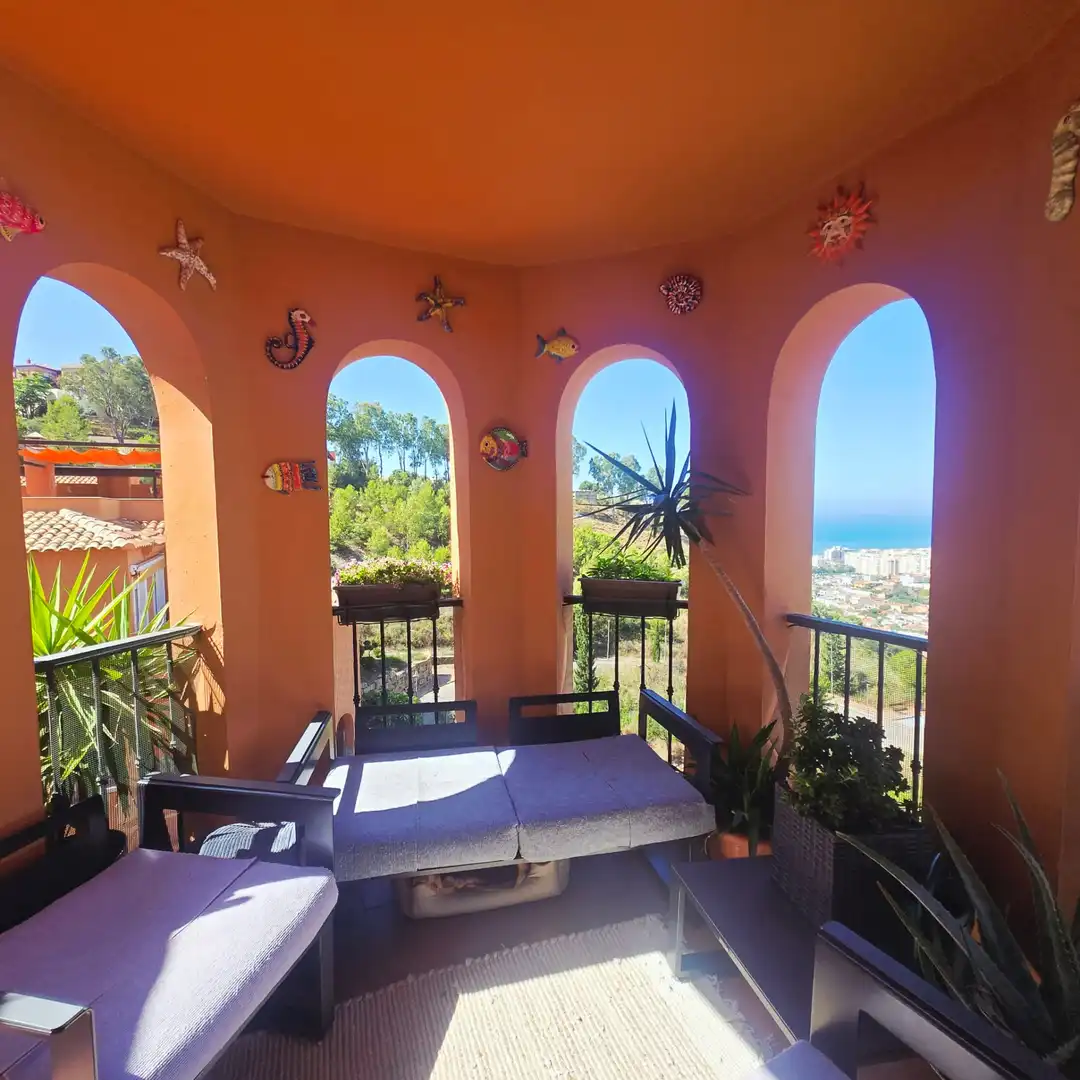 Terrasse von Wohnung zum Verkauf in Rincón de la Victoria mit Klimaanlage, Heizung und Terrasse
