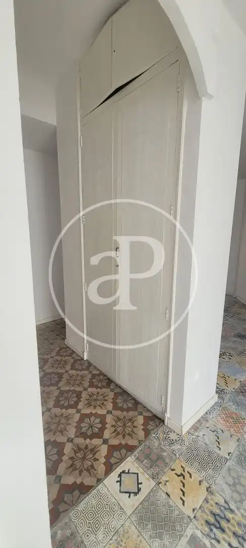 Schlafzimmer von Wohnung zur Miete in Valencia mit Klimaanlage, Möbliert und Balkon