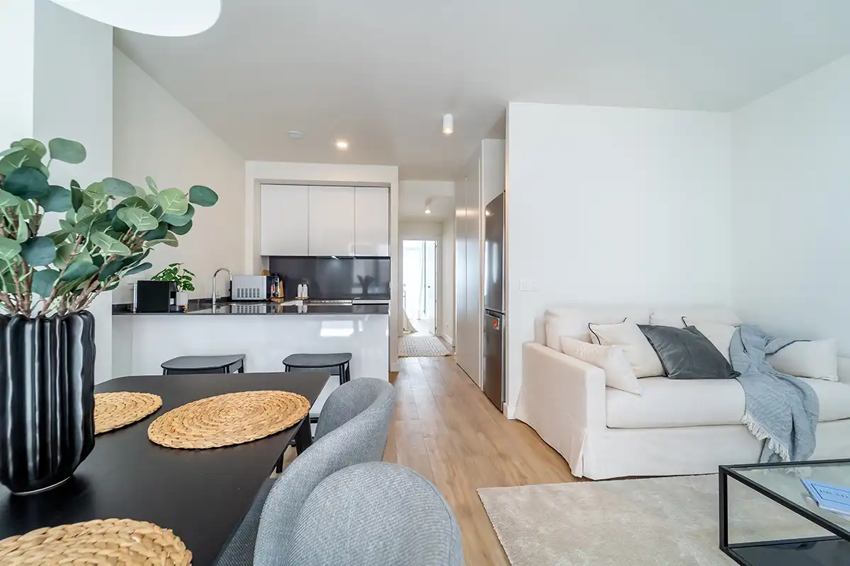 Wohnzimmer von Wohnung zur Miete in Madrid mit Klimaanlage, Heizung und Abstellraum