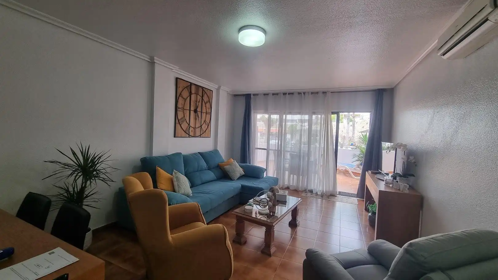 Sala de estar de Apartamento en venta en San Miguel de Abona con Aire acondicionado, Terraza y Amueblado