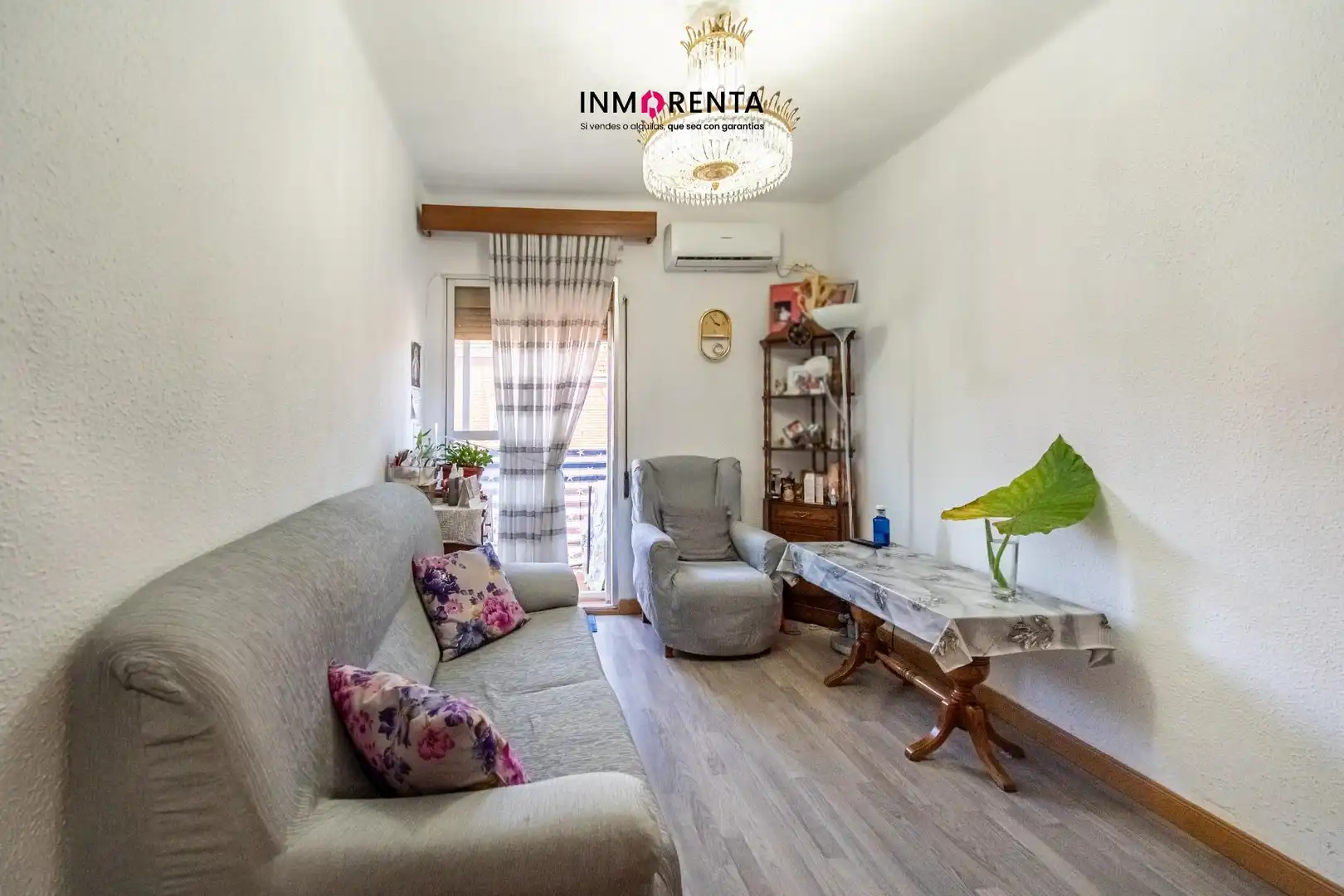 Sala de estar de Piso en venta en Madrid con Parquet