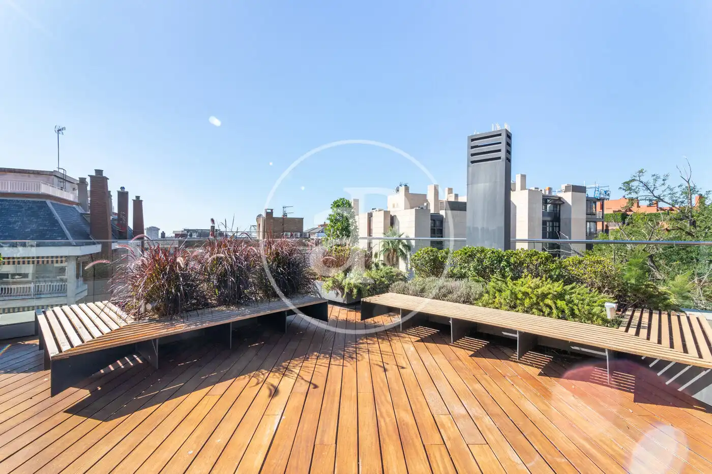 Terrace of Flat for rent in Barcelona  with Air Conditioner, Heating and Terrace