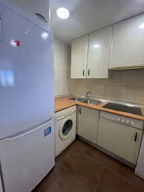 Kitchen of Flat for rent in Alicante / Alacant  with Terrace, Furnished and Balcony