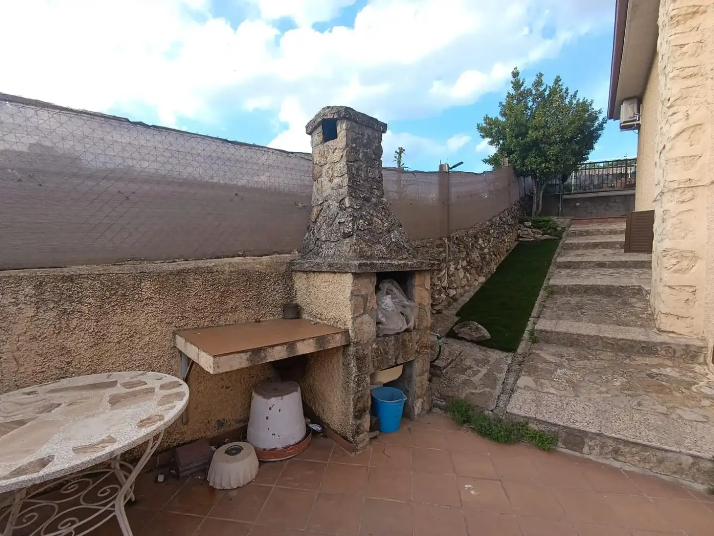 Terraza de Casa o chalet en venta en El Molar (Madrid) con Aire acondicionado, Calefacción y Jardín privado