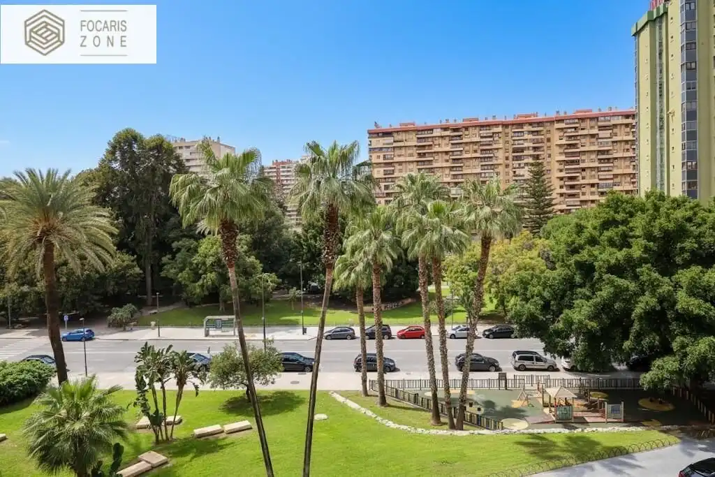 Außenansicht von Wohnung zur Miete in Málaga mit Klimaanlage, Heizung und Terrasse