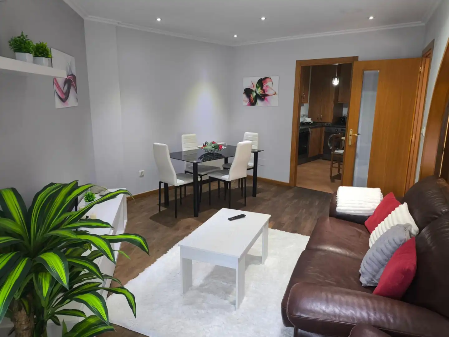 Living room of Flat for rent in Arteixo  with Heating, Storage room and Furnished