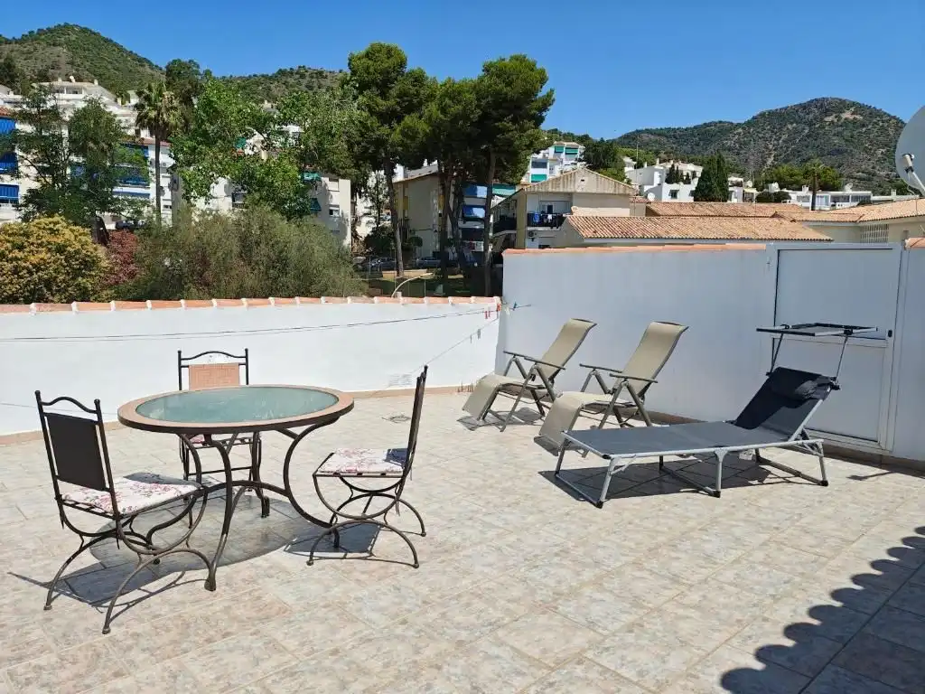 Terrace of Apartments for rent in Benalmádena  with Air Conditioner, Terrace and Furnished