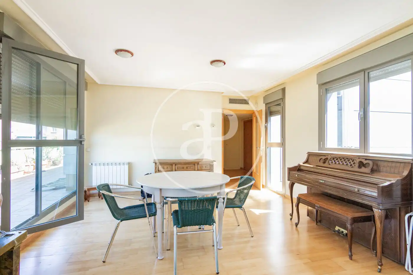Dining room of Attic for sale in Madrid  with Air Conditioner, Heating and Private garden