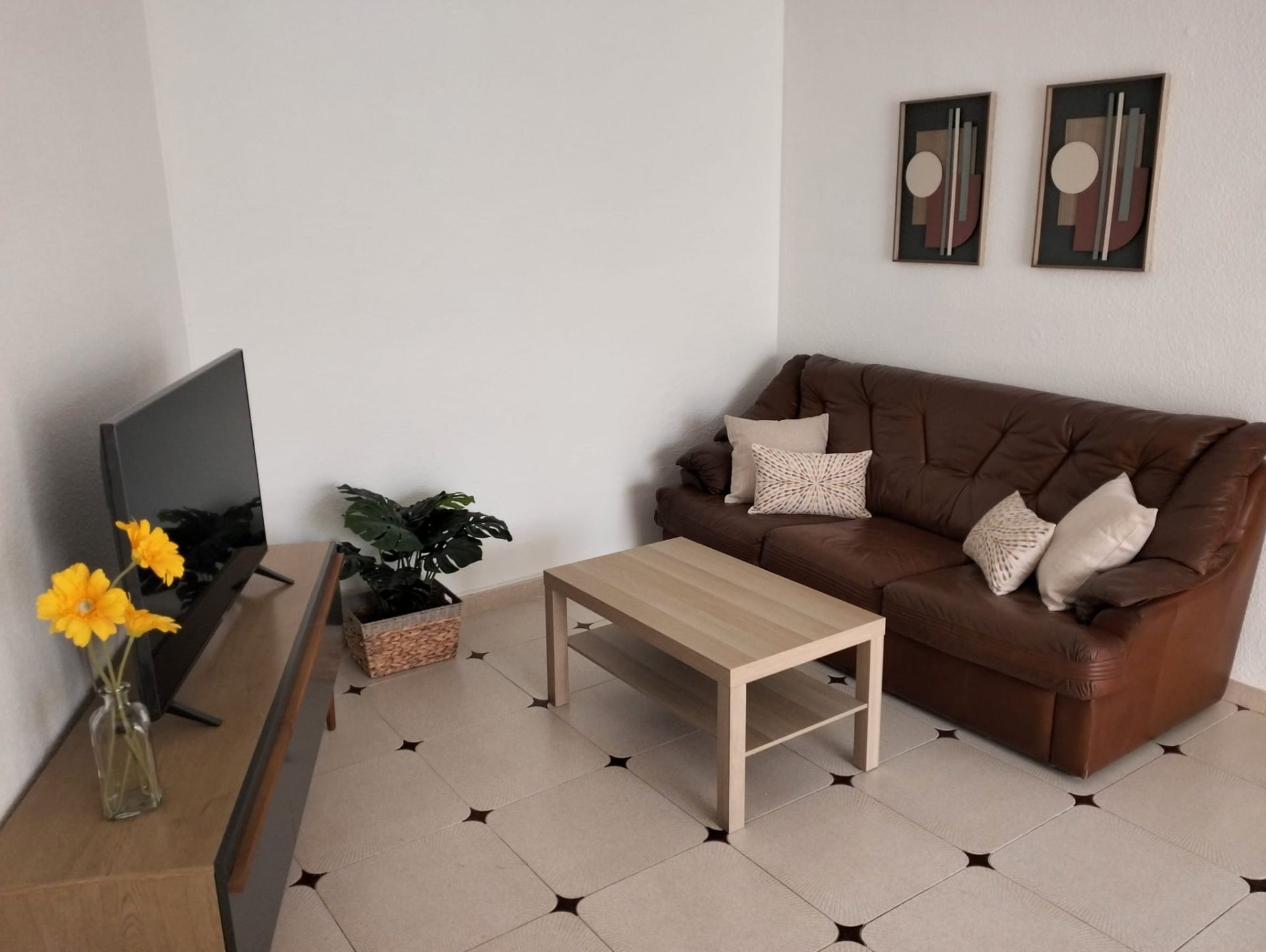Living room of Flat to rent in  Jaén Capital  with Furnished