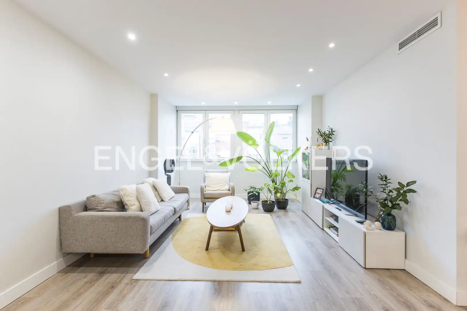 Sala de estar de Piso de alquiler en Barrio de Salamanca