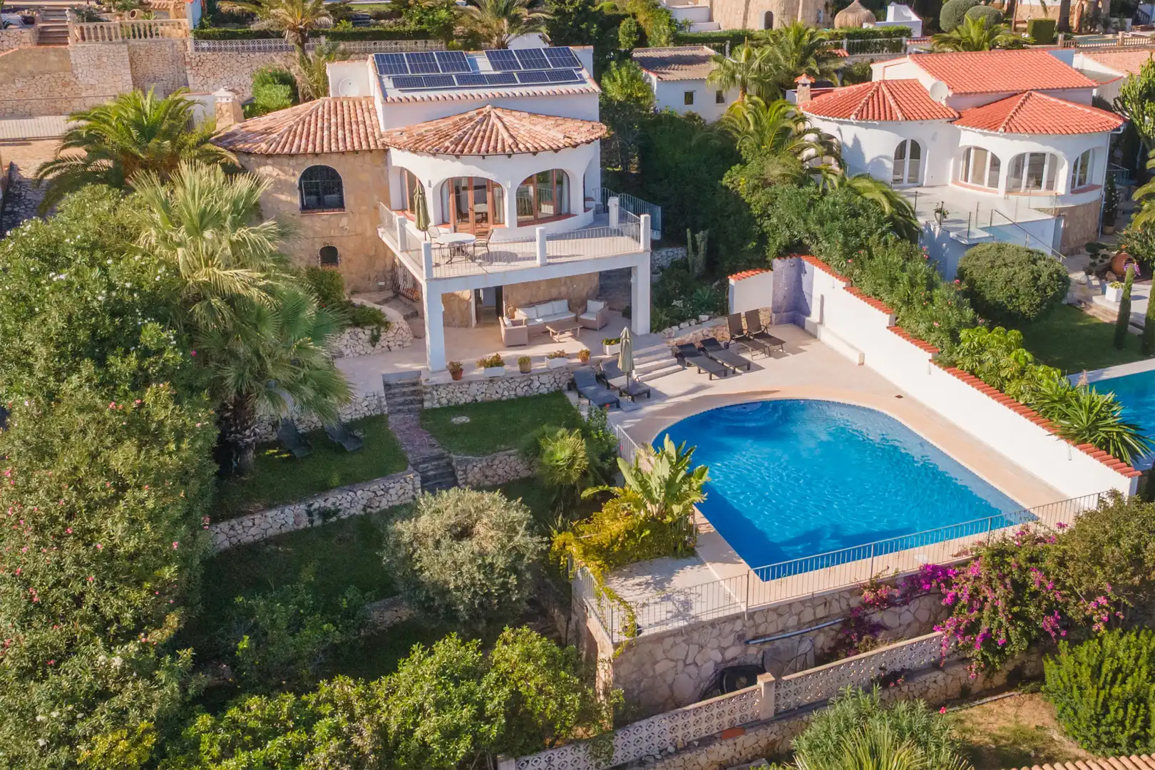 Vista exterior de Casa o xalet en venda en Jávea / Xàbia amb Aire condicionat, Jardí privat i Terrassa