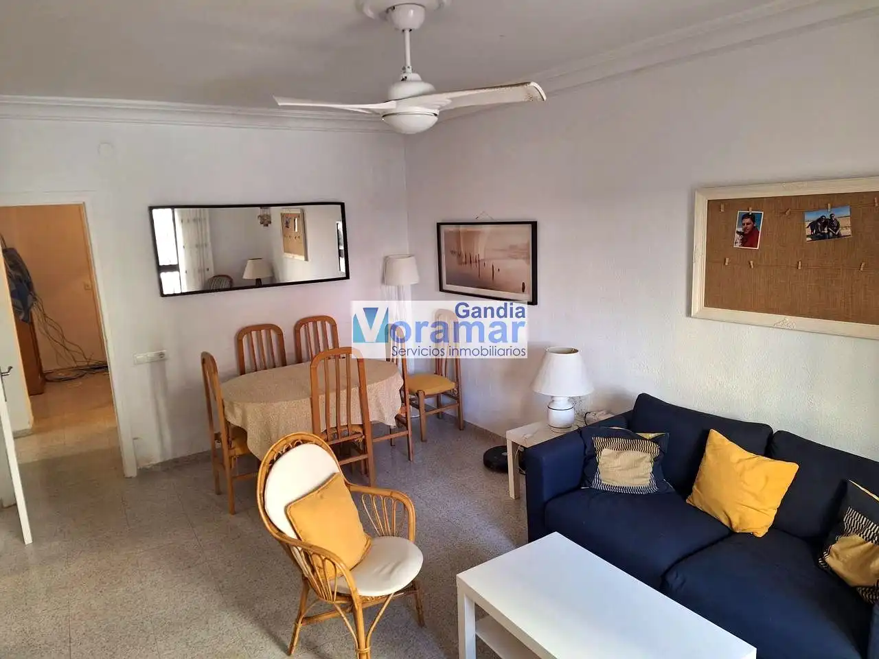 Habitación de Apartamento de alquiler en Gandia con Calefacción y Amueblado