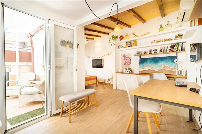 Cuina de Casa adosada en venda en  Palma de Mallorca amb Aire condicionat, Jardí privat i Terrassa